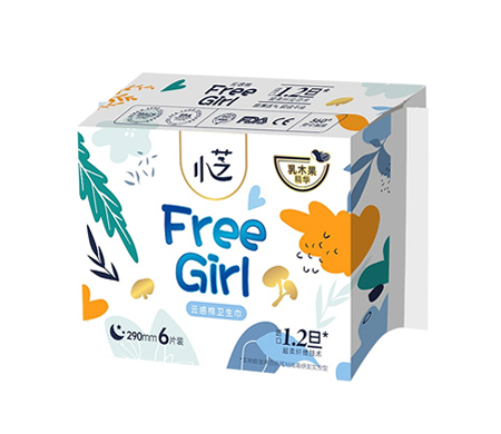 小芝Free Girl云感棉夜用型衛(wèi)生巾組